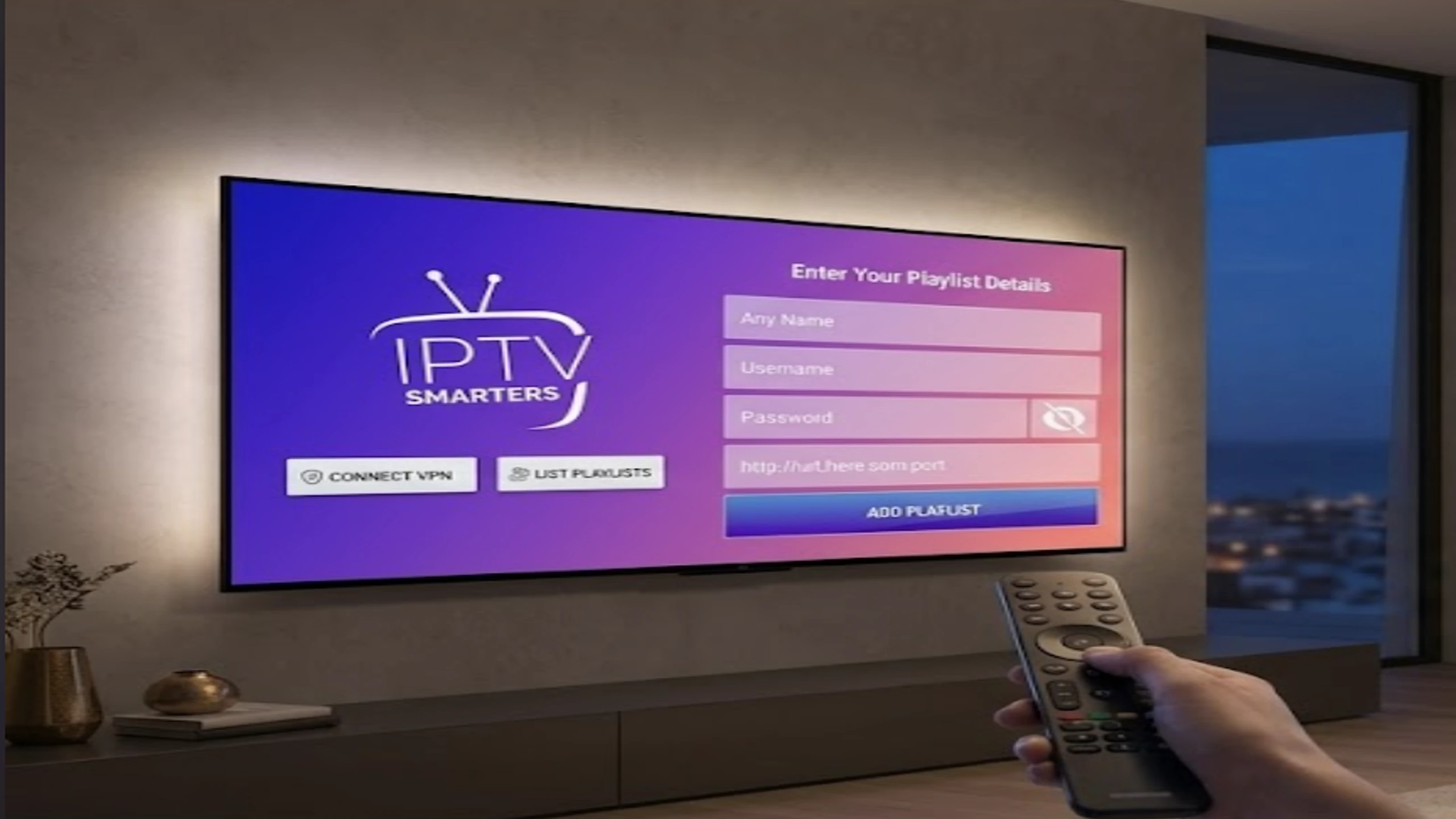 IPTV Smarters Player auf dem TV